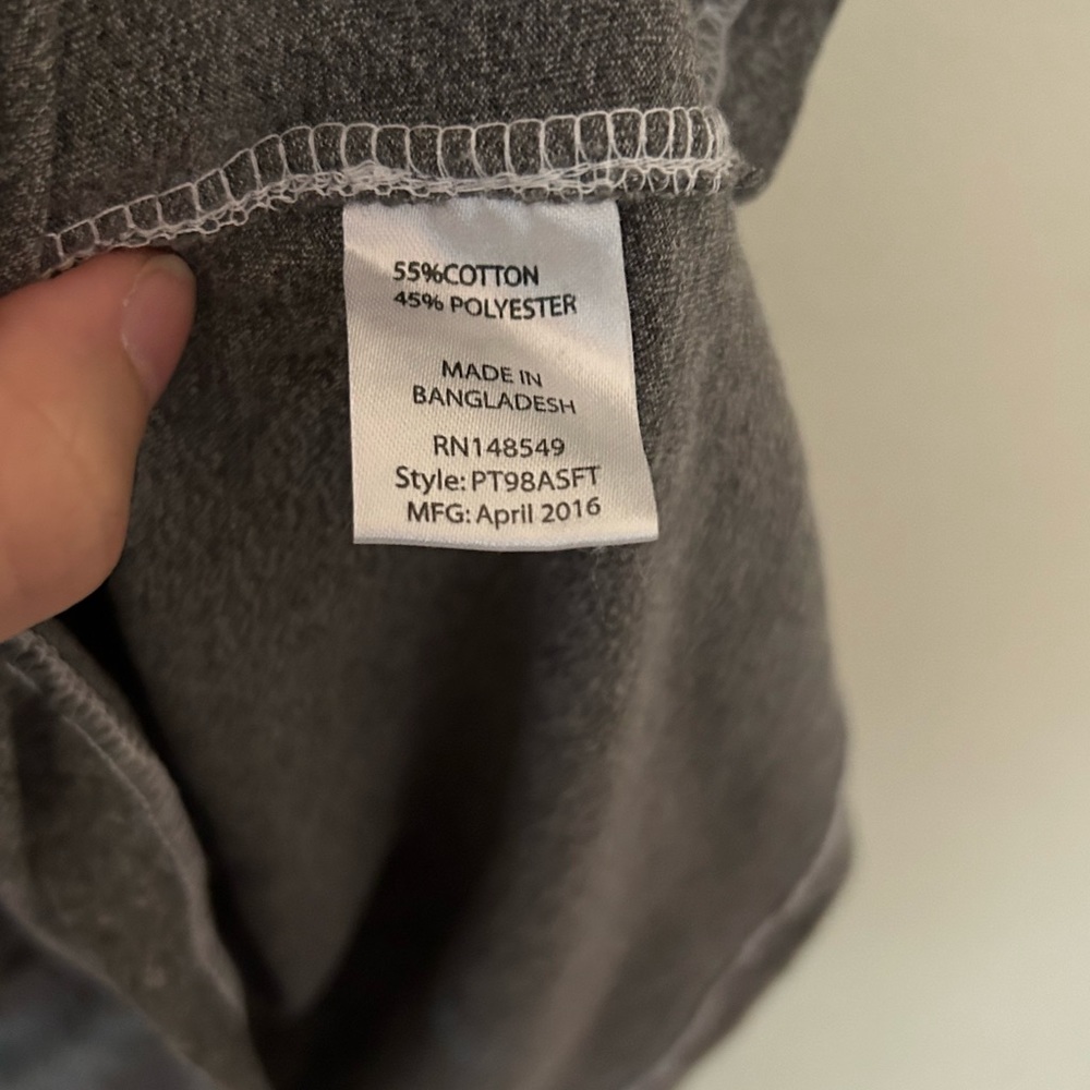 {PD&C} - Size L- Grey short sleeve with white stitching - Picture 3 of 4